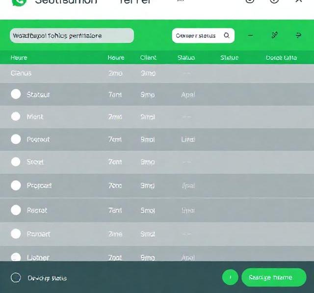 Tableau des commandes en temps réel pour un système de commandes WhatsApp avec filtres et actions.